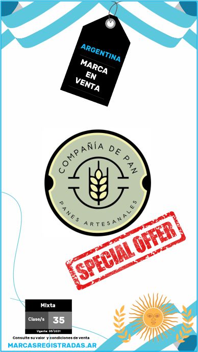 imagen de marca argentina en venta compañia de pan