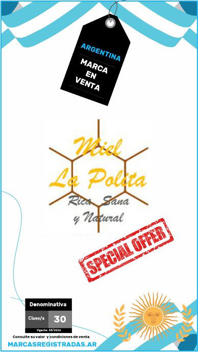 imagen de marca en venta miel la polita